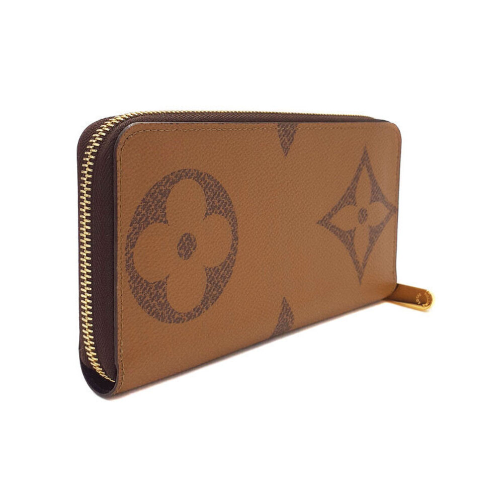 Louis Vuitton Wallet Round Monogram Zipper Zippy Long Reverse Giant